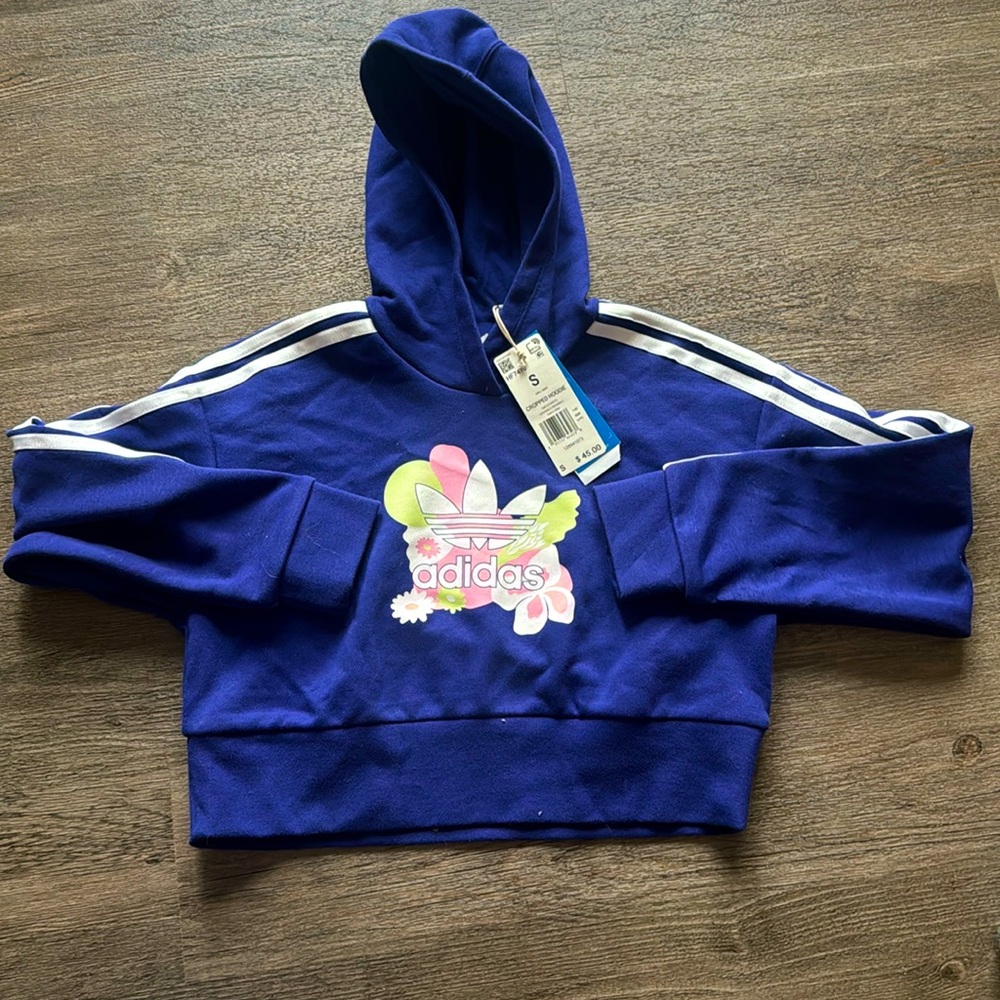 Adidas cropped hoodie
